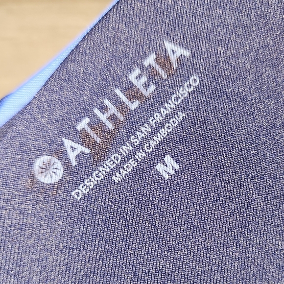 Athleta Freestyle Colorblock High Neck Bikini Top SZ Medium #405949 - Picture 3 of 3